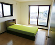 <span class='green'>【内装】</span><br />バルコニーが地続きに見えることで部屋が広く見えます。眺めも最高！